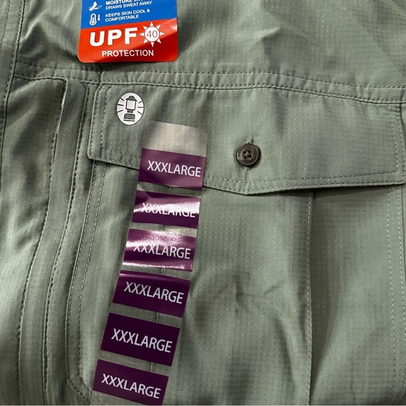 Coleman Performance Short Sleeve Button Down Shirt - Picture 2 of 7